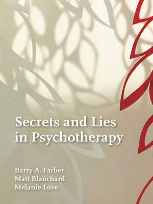 cover image of Secrets and Lies in Psychotherapy
